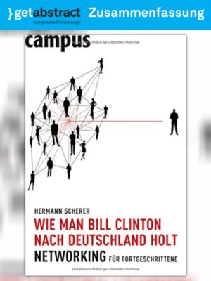 cover image of Wie man Bill Clinton nach Deutschland holt (Zusammenfassung)